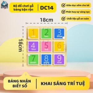 Đồ chơi bảng bận rộn bằng gỗ cho bé
