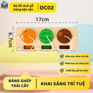 Đồ chơi bảng bận rộn bằng gỗ cho bé