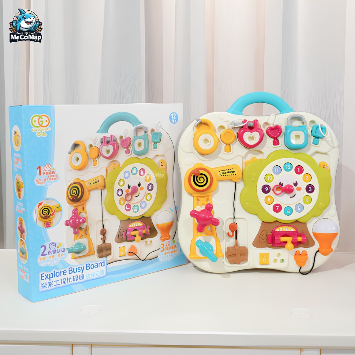 Bộ đồ chơi nhựa bảng bận rộn cho bé