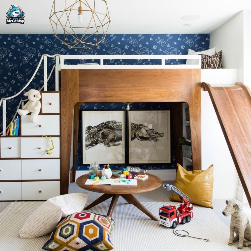 Lưu ý cách chọn và sử dụng giường tầng có cầu trượt cho bé