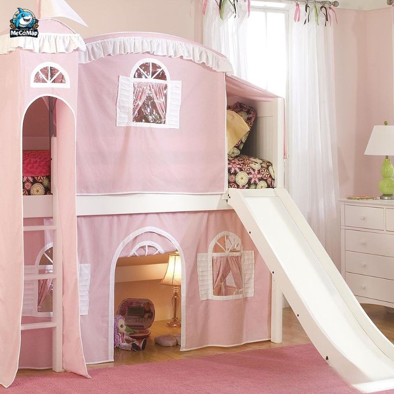 Lưu ý cách chọn và sử dụng giường tầng có cầu trượt cho bé