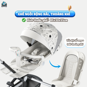 Xe đẩy gấp gọn Vinng Q7