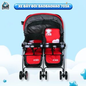 Xe đẩy đôi cho bé Baobaohao 703A, 703B