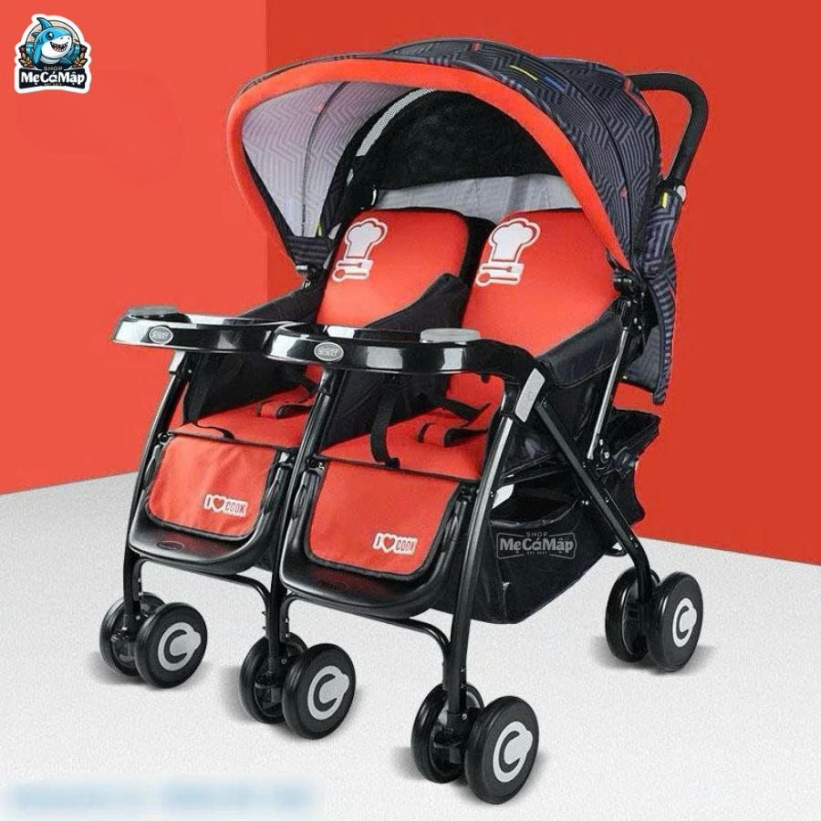 Xe đẩy đôi cho bé Baobaohao 703A, 703B