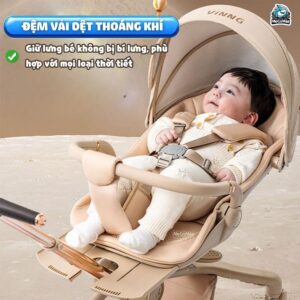 Xe đẩy gấp gọn 2 chiều Vinng Q11 cao cấp