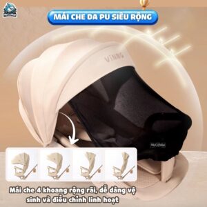 Xe đẩy gấp gọn 2 chiều Vinng Q11 cao cấp