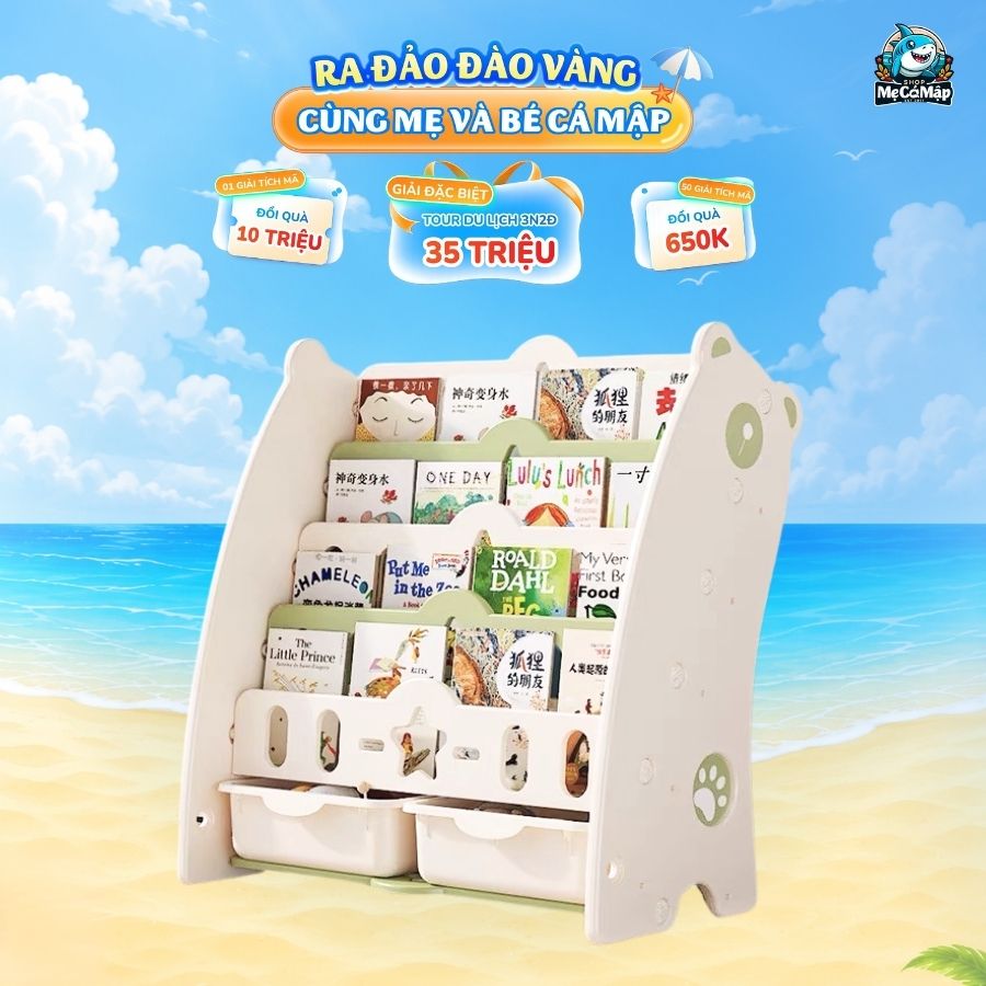 avata-moi-smcm (13) Kệ sách 5 tầng hình gấu - Pakey GS01