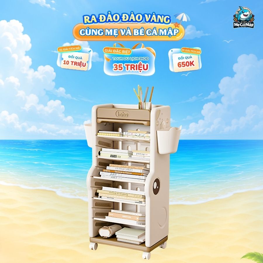 avata-moi-smcm (15) Kệ sách cho bé hình cá sấu - Pakey GS05