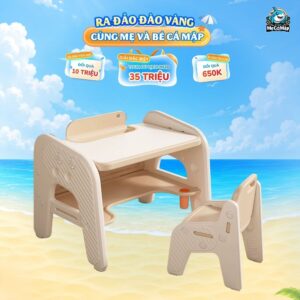 Bộ bàn học cho bé Pakey YY02