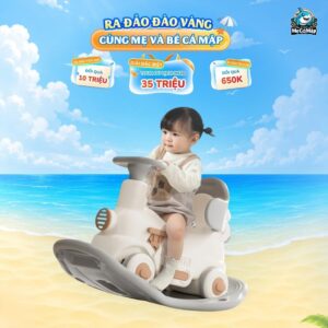Bập bênh ô tô 3in1 Pakey RH02