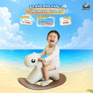 Ngựa bập bênh Pakey 2in1 RH01