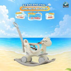 Ngựa bập bênh Pakey 6in1