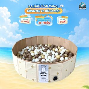 Bể bóng bể bơi 2in1 Pakey