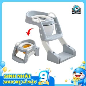Nắp bồn cầu kèm thang cho bé Pakey P-PC04