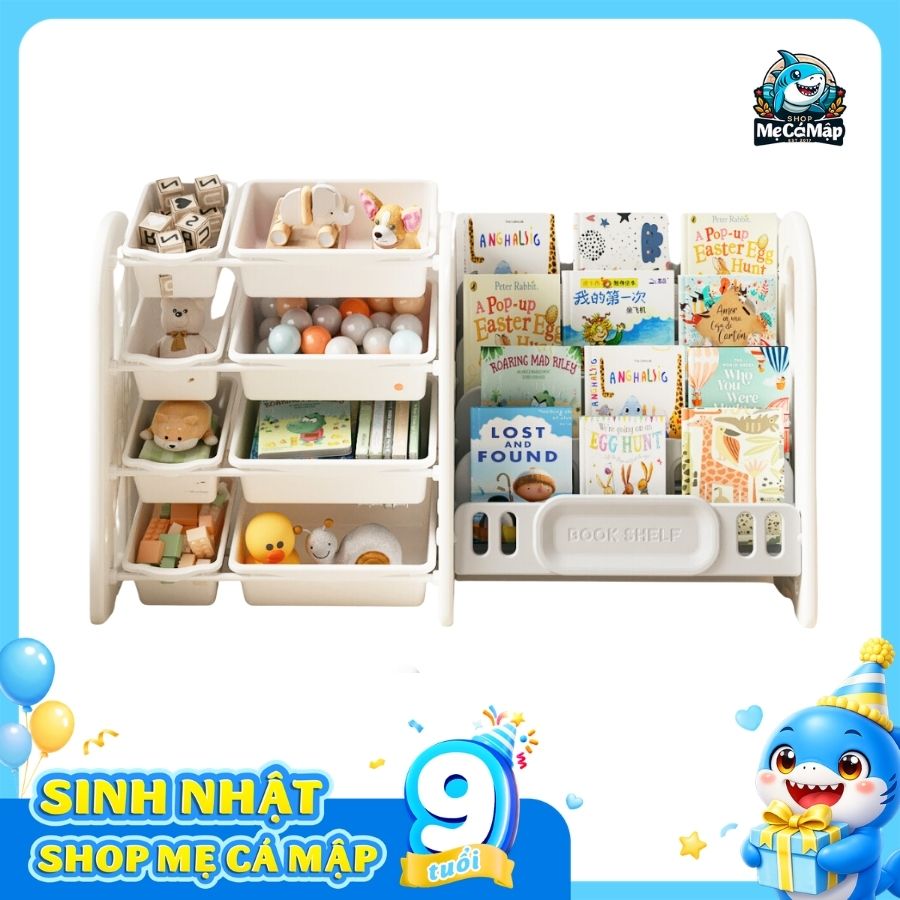 avata-sinh-nhat-thang-7-shopmecamap (181) Kệ sách kèm kệ đựng đồ chơi Pakey GS07