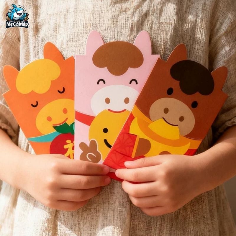 Tổng hợp 101+ mẫu bao lì xì Tết đẹp, độc đáo năm 2026