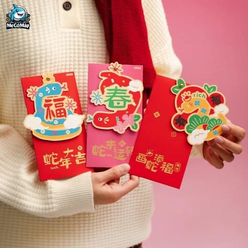 Tổng hợp 101+ mẫu bao lì xì Tết đẹp, độc đáo năm 2026