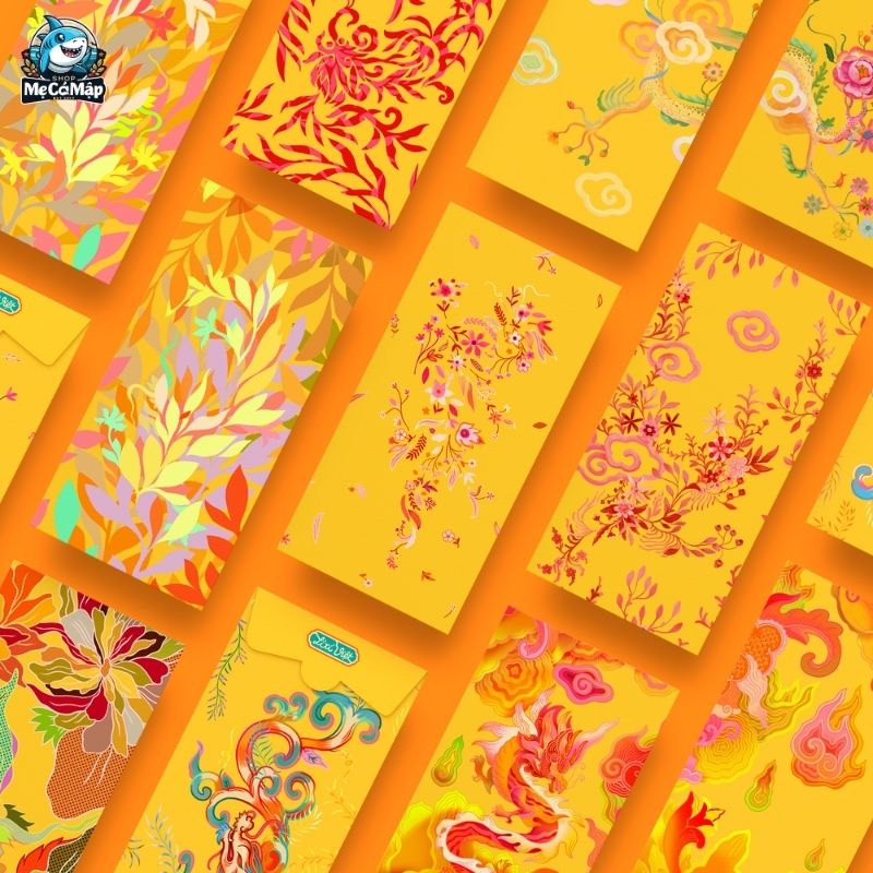 Tổng hợp 101+ mẫu bao lì xì Tết đẹp, độc đáo năm 2026