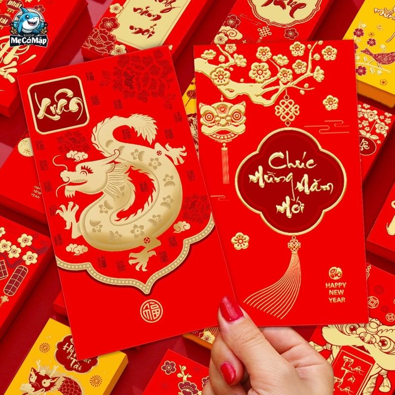 Tổng hợp 101+ mẫu bao lì xì Tết đẹp, độc đáo năm 2026