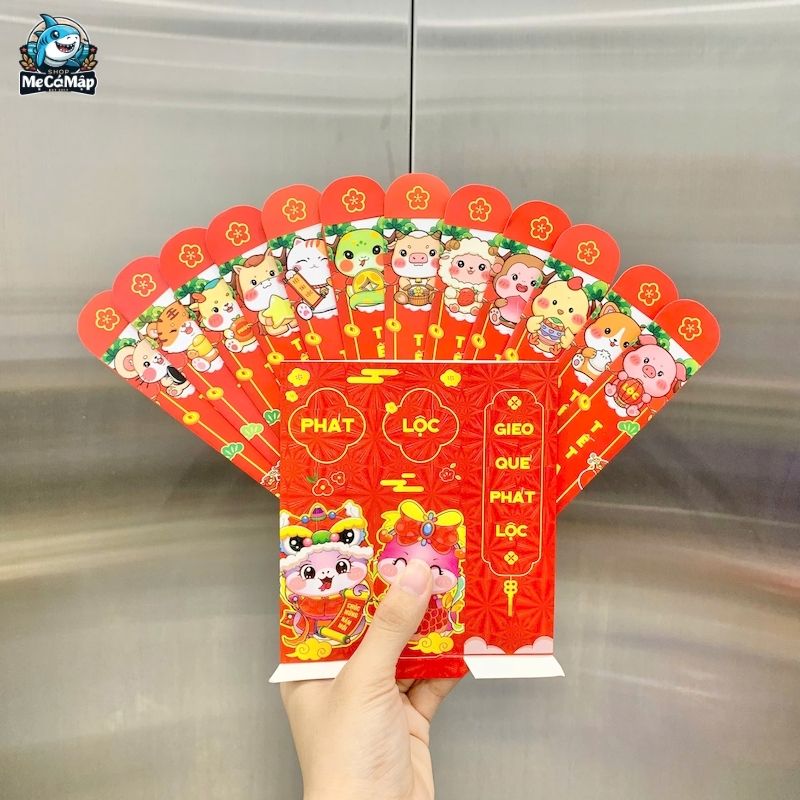 Tổng hợp 101+ mẫu bao lì xì Tết đẹp, độc đáo năm 2026