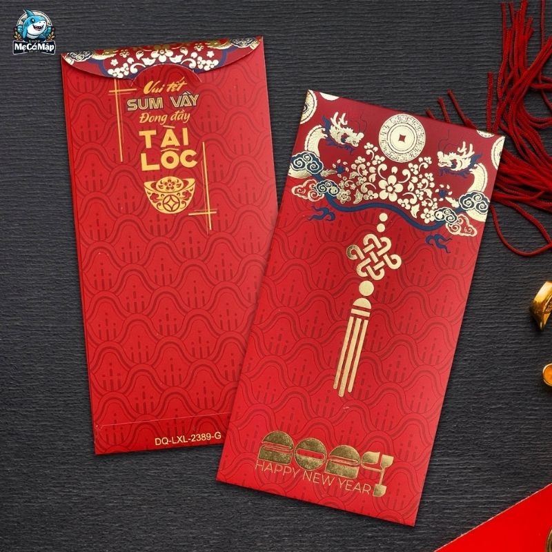 Tổng hợp 101+ mẫu bao lì xì Tết đẹp, độc đáo năm 2026