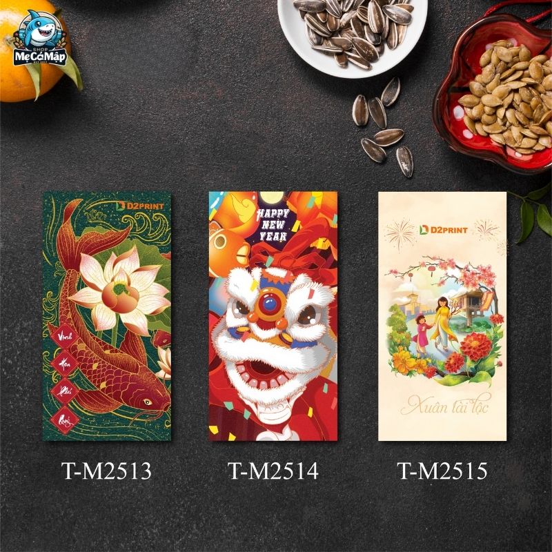 Tổng hợp 101+ mẫu bao lì xì Tết đẹp, độc đáo năm 2026