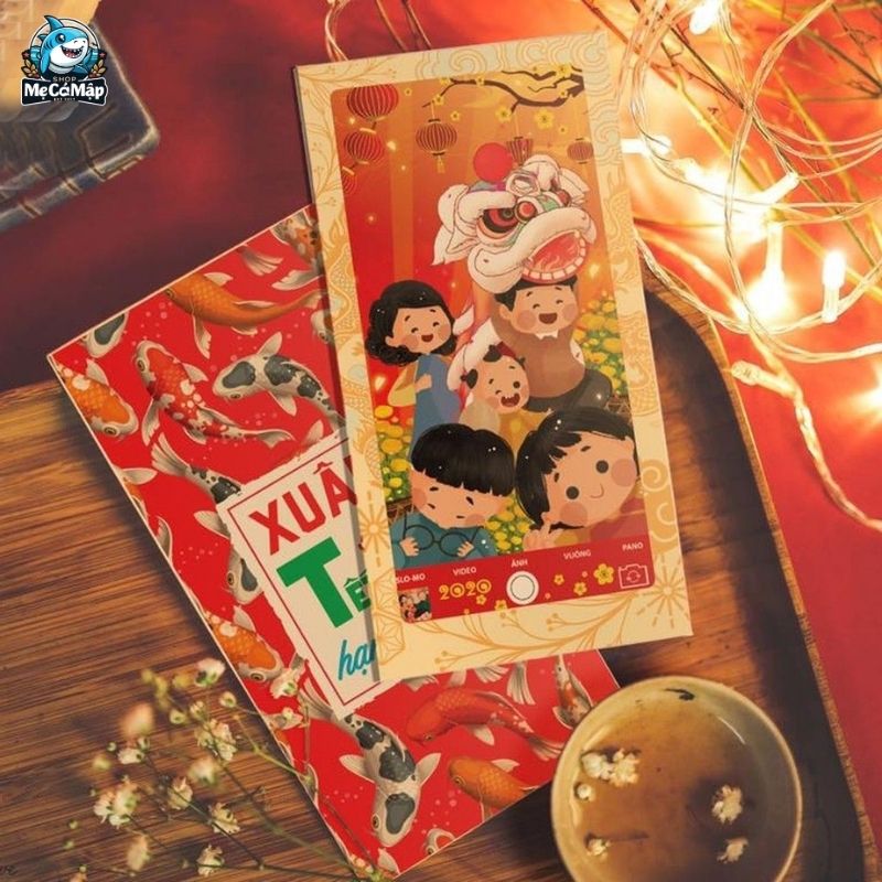 Tổng hợp 101+ mẫu bao lì xì Tết đẹp, độc đáo năm 2026