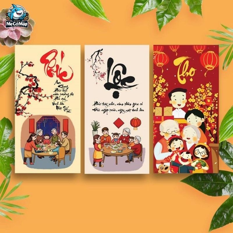 Tổng hợp 101+ mẫu bao lì xì Tết đẹp, độc đáo năm 2026