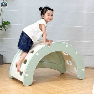 Bập bênh cầu vồng kèm đệm Pakey RH05