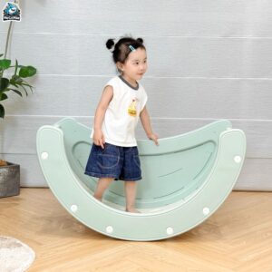 Bập bênh cầu vồng kèm đệm Pakey RH05