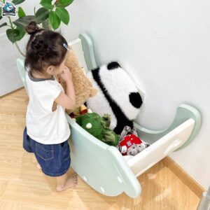 Bập bênh cầu vồng kèm đệm Pakey RH05