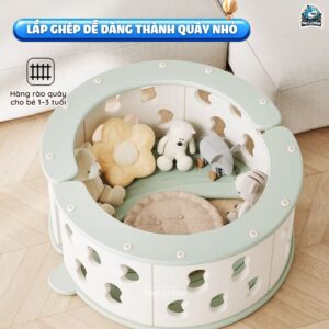 Bập bênh cầu vồng kèm đệm Pakey RH05