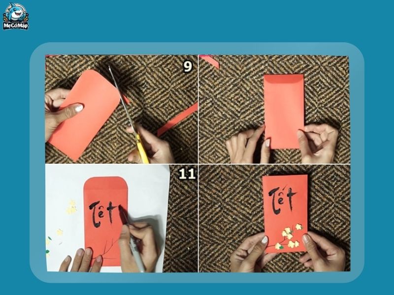 5 cách làm bao lì xì đơn giản, đẹp mắt tại nhà cho tết 2026