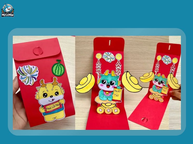 5 cách làm bao lì xì đơn giản, đẹp mắt tại nhà cho tết 2026