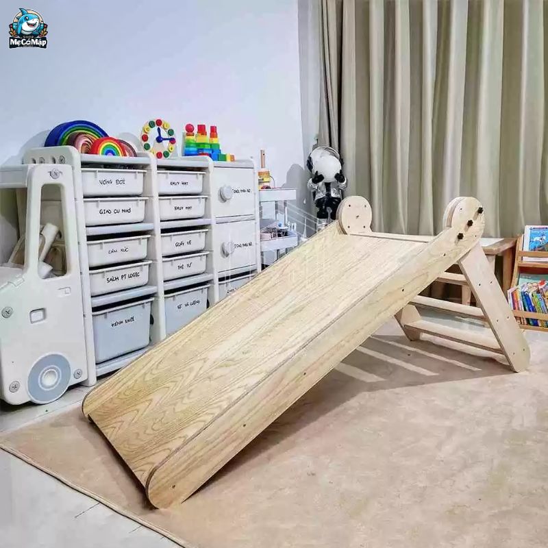 Hướng dẫn chọn cầu trượt gỗ an toàn và phù hợp cho bé