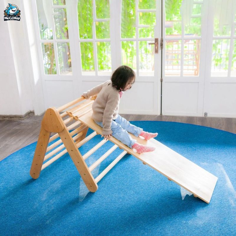 Hướng dẫn chọn cầu trượt gỗ an toàn và phù hợp cho bé