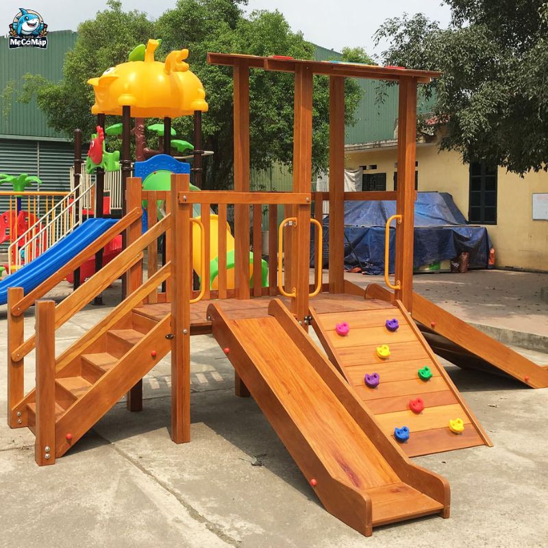 Hướng dẫn chọn cầu trượt gỗ an toàn và phù hợp cho bé