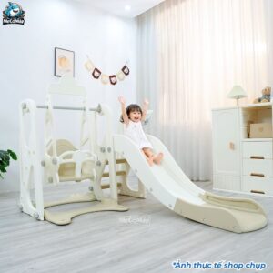 Bộ cầu trượt xích đu Pakey P-CS08