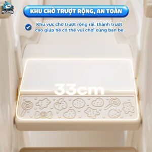 Bộ cầu trượt xích đu Pakey P-CS08