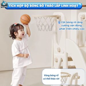 Bộ cầu trượt xích đu Pakey P-CS08