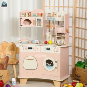 Bộ đồ chơi nấu ăn cho bé gái DCB01 Hồng
