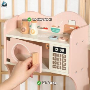 Bộ đồ chơi nấu ăn cho bé gái DCB01 Hồng