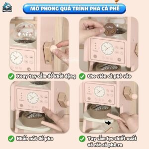 Bộ đồ chơi nấu ăn cho bé gái DCB01 Hồng