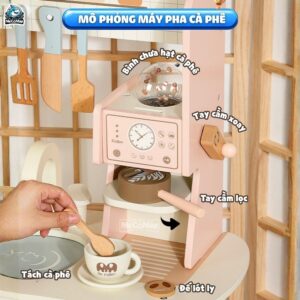 Bộ đồ chơi nấu ăn cho bé gái DCB01 Hồng