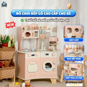 Bộ đồ chơi nấu ăn cho bé gái DCB01 Hồng
