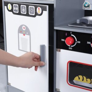 Bộ đồ chơi nấu ăn cho bé gái DCB03 Ghi Trắng