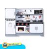 Bộ đồ chơi nấu ăn cho bé gái DCB03 Ghi Trắng