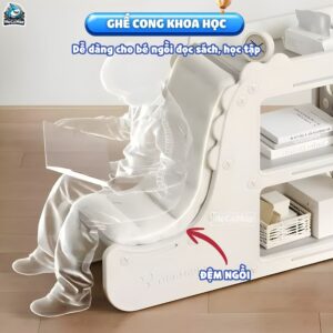 Kệ để đồ đa năng E014 kèm ghế ngồi