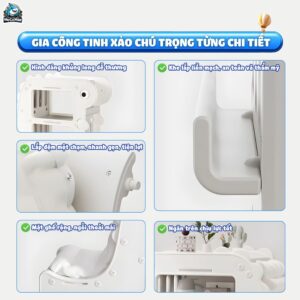 Kệ để đồ đa năng E014 kèm ghế ngồi