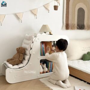 Kệ để đồ đa năng E014 kèm ghế ngồi